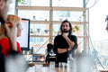 Trainer tijdens Roast Training Foundation